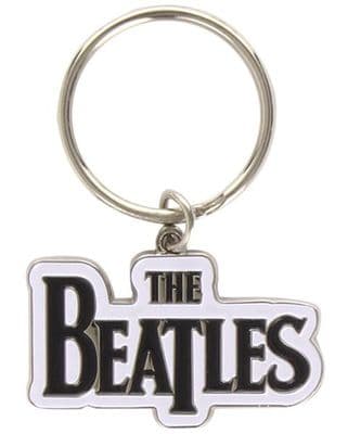The Beatles Drop T Logo Keyring