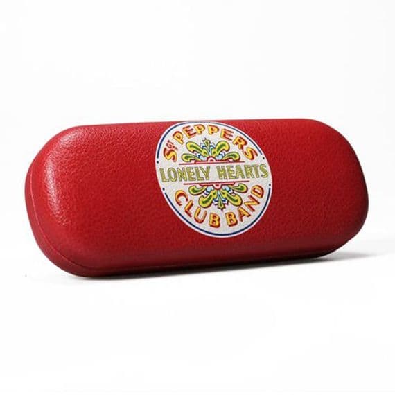 The Beatles Sgt Pepper Red Glasses Case - Beatles Gift | musical gifts online