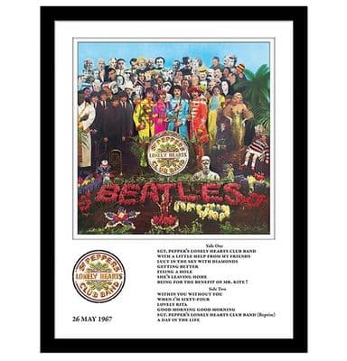The Beatles (Sgt Peppers) Iconic Framed Print