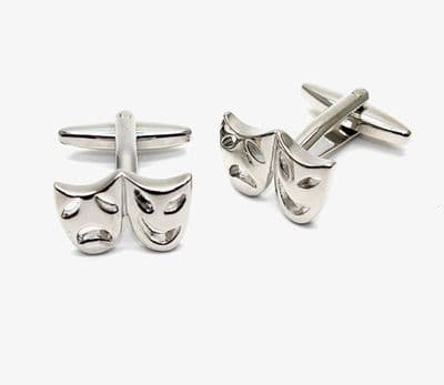 Theatre Masks Cufflinks by Tie Studio