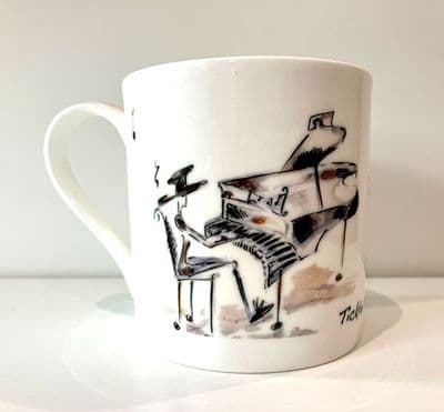 Tickle The Ivories Piano Fine China Mug by CL
