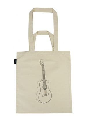 Tote Bag - Guitar Cream Bag by AGR