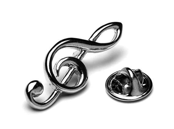 Treble Clef Lapel Badge - Music Lapel Badge | musical gifts online