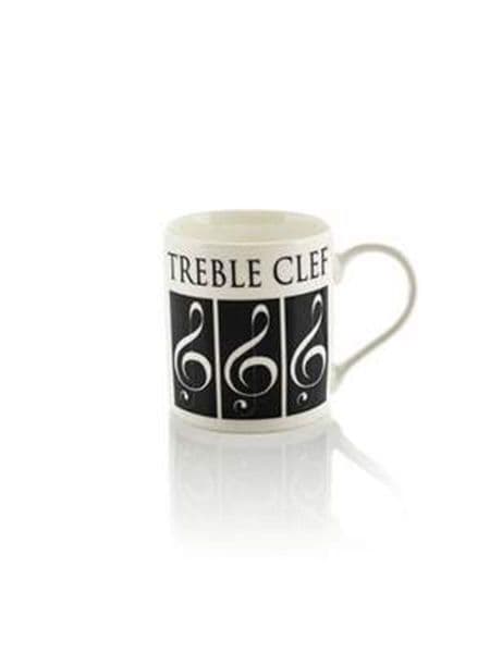 Treble Clef Music Mug - Music Symbol Mug | musical gifts online