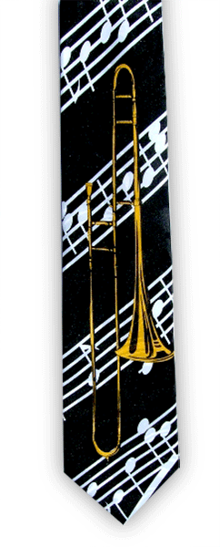Trombone Tie by Tie Studio