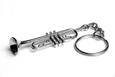 Trumpet Keyring by Gifticuffs