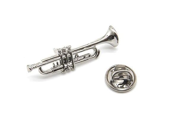 Trumpet Metal Lapel Pin - Trumpet Players Gift | musical gifts online
