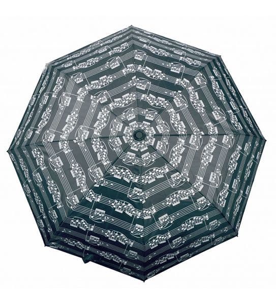 Black Sheet Music Umbrella - Music Umbrella | musical gifts online