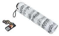 Music Manuscript Umbrella - Gift for Musicians | musical gifts online