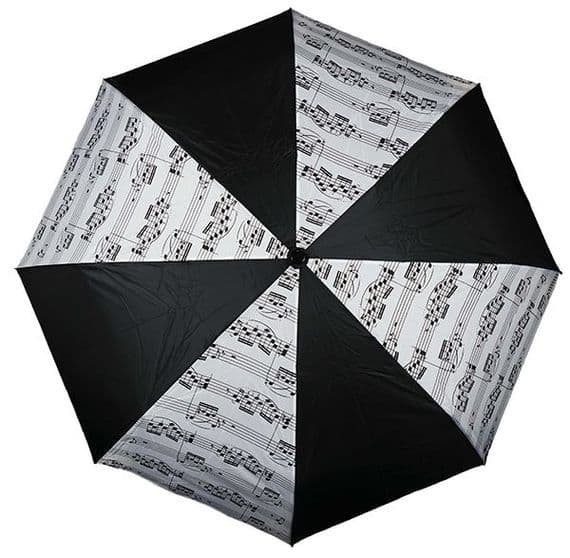 Music Manuscript Umbrella - Gift for Musicians | musical gifts online