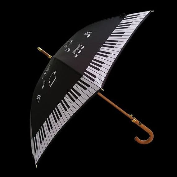 Music Notes & Keyboard Walking Umbrella | musical gifts online