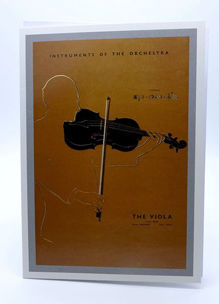 Viola Greetings Card – Music Gifts & Cards | musical gifts online