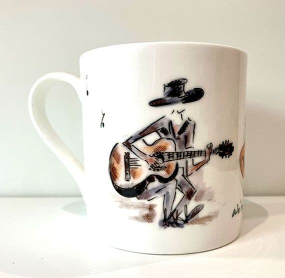 We're Jammin' Fine Bone China Mug  - Music Mug | musical gifts online