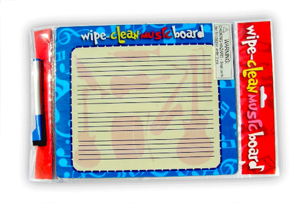 Wipe Clean Music Board
