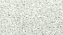 0001 SEED BEADS 6/0 CRYSTAL SILVER LINED