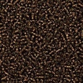 0005D SEED BEADS 15/0 SILVER LINED ROOT BEER