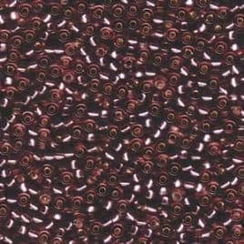 0012 SEED BEADS 11/0 SMOKY AMY SILVER LINED