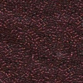 0105 DELICA 11/0 GOLD LUSTER TRANSPARENT RED DB0105*