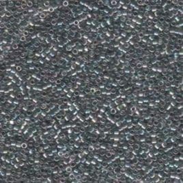 0107 DELICA 11/0 TRANSPARENT GREY IRIS DB0107*