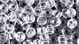 0131 SEED BEADS 6/0 CRYSTAL