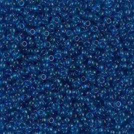 0149 SEED BEADS 11/0 TRANSPARENT CAPRI BLUE*
