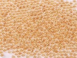 0234 SEED BEADS 11/0 SPARKLE METALLIC GOLD LINED CRYSTAL