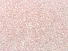 0272 SEED BEADS 11/0 PINK LINED CRYSTAL AB*