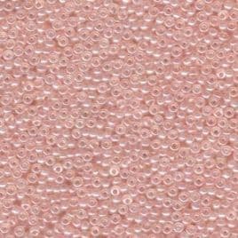 0366 SEED BEADS 8/0 SHELL PINK LUSTER