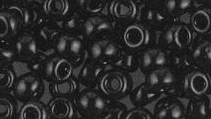 0401 SEED BEADS 6/0 BLACK*