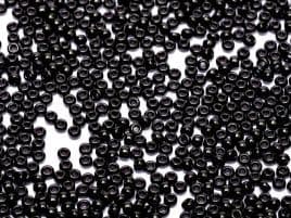 0401 SEED BEADS 8/0 BLACK*
