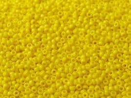 0404 SEED BEADS 11/0 OPAQUE YELLOW*