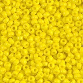 0404 SEED BEADS 8/0 Opaque Yellow