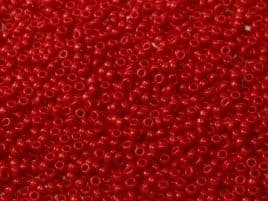 0408 SEED BEADS 8/0 OPAQUE DARK RED*