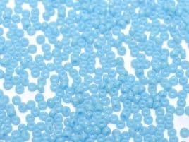 0413 SEED BEADS 15/0 OPAQUE TURQUOISE BLUE*