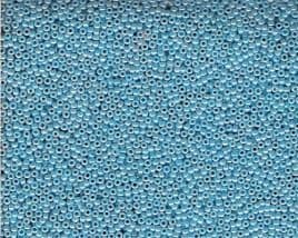 0433 SEED BEADS 11/0 OPAQUE BLUE TOPAZ LUSTER*