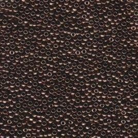 0461 SEED BEADS 11/0 METALLIC CHOCOLATE