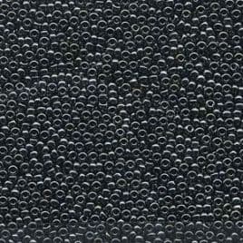 0464 SEED BEADS 15/0 LIGHT GUNMETAL