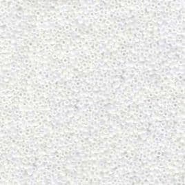 0471 SEED BEADS 15/0 WHITE PEARL AB