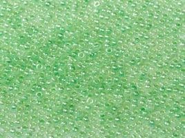 0520 SEED BEADS 15/0 MINT GREEN CEYLON