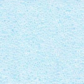 0522  SEED BEADS 11/0 LT.AQUA CEYLON