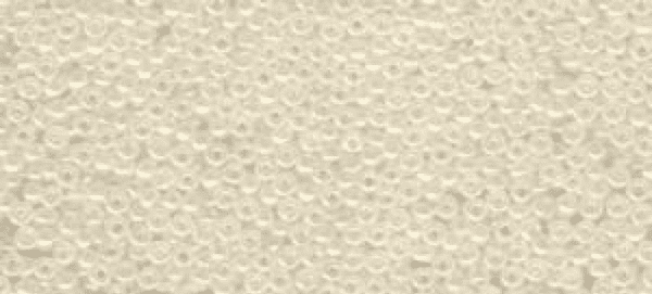 0592 SEED BEADS 8/0 ANTIQUE IVORY PEARL CEYLON