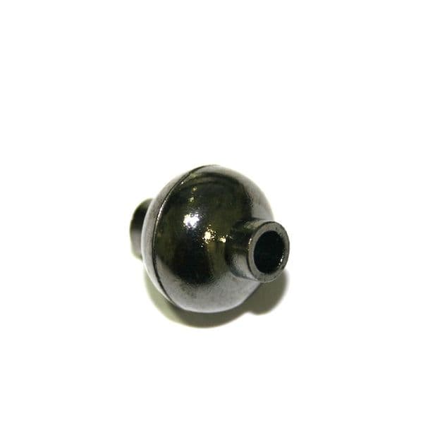 1 x 14mm flying saucer magnet clasps gun metal plated - S.F02 - WA209/WA149 – 2801014