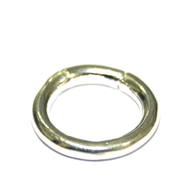 1 x 22mm Silver Plated Ring Clasps - S.F11 - WA207 - 3000016