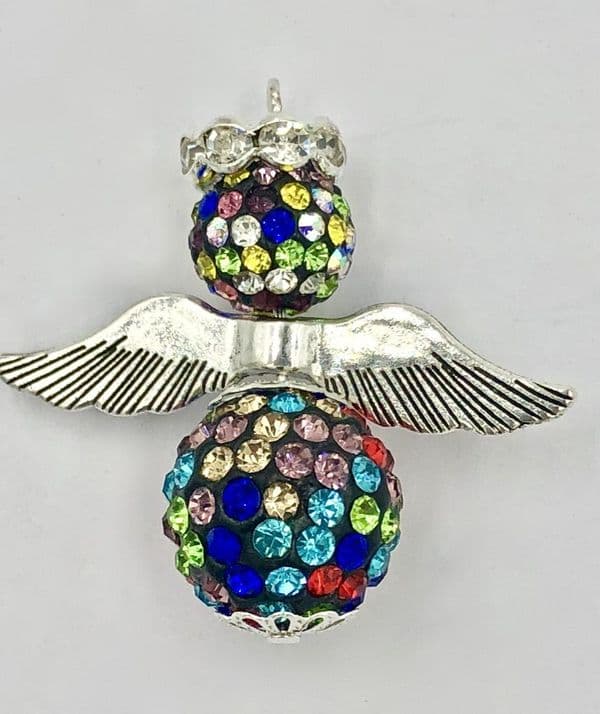 10 x Multi coloured pave crystal angel kit ( 99p each)