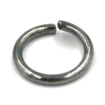 100pcs  8mm x 1mm Jump ring gunmetal - 17A3813