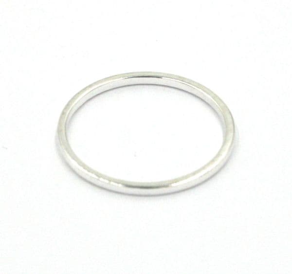10pcs x 16mm Silver plated closed ring 34-zx1748