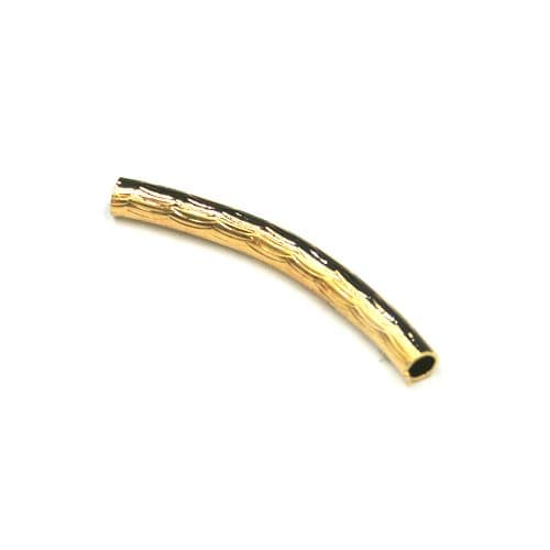 10pcs x 3*30mm diamond cut spacer - Champagne gold - C8008013