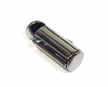 12pcs x 10mm Gunmetal colour plain crimp end connectors - 9014037