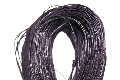 1mm Wax Cord - Deep Purple -140 Metres