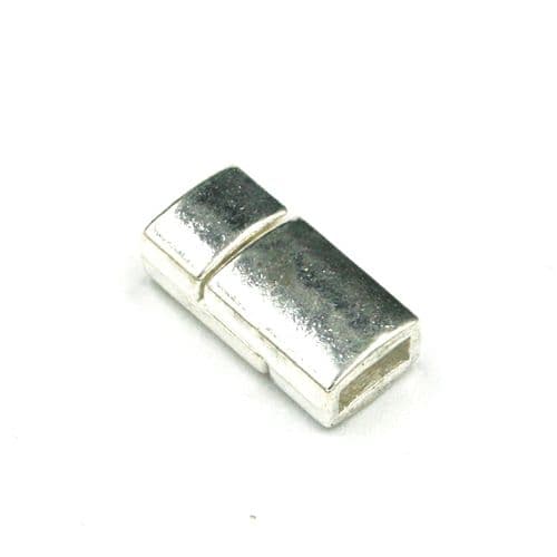 1pce x 12*8mm silver plated magnetic clasp - 2801008